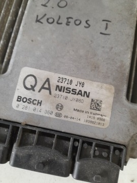 JEDNOTKA MOTORU KOLEOS I 2.0 DCI 0281014360