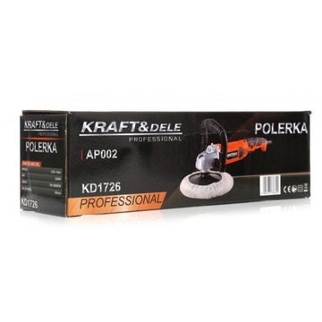 АВТОПОЛИРОВАЛЬНАЯ МАШИНА С РЕГУЛИРОВКОЙ 2600ВТ 180ММ + ДИСК + ВОЙЛОК