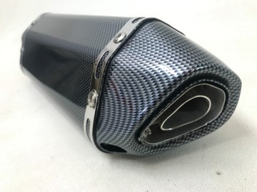 СПОРТИВНЫЙ ВЫХЛОП 370 мм НАКЛЕЙКА AKRAPOVIC CARBON