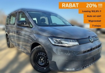 Volkswagen Caddy V Caddy 2.0 TDI 122KM 2025 Volkswagen Caddy MAXI 7 osobowy 2.0 TDI 122KM Automatyczna 2.0 Diesel 122KM