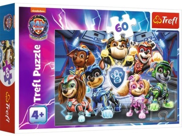 Puzzle 60 el TREFL PSI PATROL FILM Mighty Movie 17385