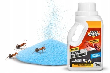 PROSZEK NA MRÓWKI GNIAZDA MRÓWEK NO PEST 1KG SUPER SILNY SKUTECZNY KOLONIE