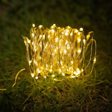 СОЛНЕЧНАЯ САДОВАЯ ГИРЛАНДИЯ ПРОВОЛОЧНАЯ ЦЕПЬ 200 светодиодов