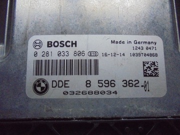 BMW F45 F46 B47 MANUÁLNÍ JEDNOTKA MOTORU 8596362 0281033806