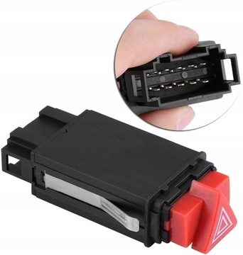 WŁĄCZNIK ŚWIATEŁ AWARYJNYCH 4B0941509C AUDI A6 C5 WERSJA 10 PINÓW