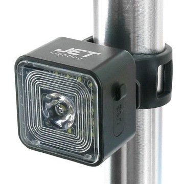 Lampa rowerowa do roweru plecaka przód AU136F 