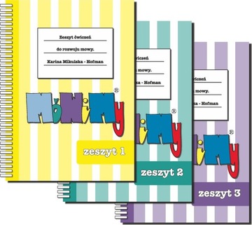 MóWiMy. Zeszyty ćwiczeń do rozwoju mowy Zestaw Części 1, 2, 3 LOGOPEDIA