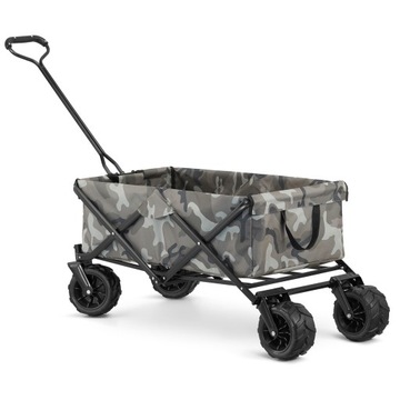 Складная пляжная туристическая садовая тележка 95л.