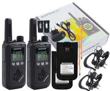 2 рации Baofeng BF-T17 Loki Toki FM USB