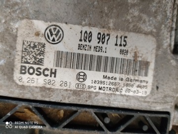 VW EOS 2.0 TFSI JEDNOTKA MOTORU 1Q0907115