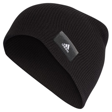 Czapka Zimowa Damska Beanie ADIDAS Sportowa OSFW Czarna Logo