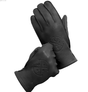 RĘKAWICE SKÓRZANE BROGER ALASKA BLACK XL
