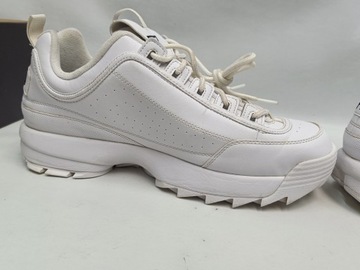 FILA DISRUPTOR LOW BUTY MĘSKIE SPORTOWE BIAŁE 47