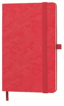Notes A5 notatnik z gumką w cętki czerwone