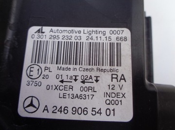 MERCEDES B TŘÍDA FACELIFT W246 SVĚTLO FULL LED A2469065