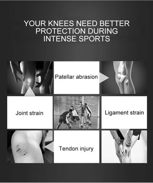 1 шт. длинные медные нейлоновые наколенники для спорта и фитнеса, двусторонние компрессионные пули