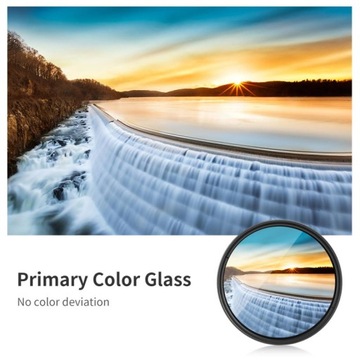 Регулируемый серый фильтр K&F Concept (ND2-ND400) Синий 77 мм