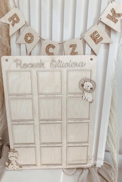 Годик для фотографий годовалой давности в рамках 70х50.