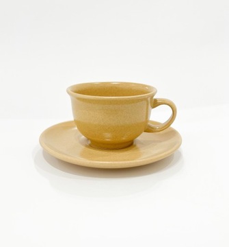 Чашка с блюдцем 220мл, песочный BOLESŁAWIEC