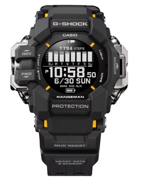 SMARTWATCH CASIO G-SHOCK LAND RANGEMAN GPR-H1000 -1ER GPS TĘTNO TRENINGI