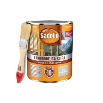 Sadolin lakierobejca extra biały skandy. 2,5l