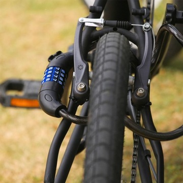 GRUBA BLOKADA ROWEROWA SZYFR KOD DO ROWERU ZAPIĘCIE ZABEZPIECZENIE ROWERU