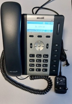 VoIP-телефон Atcom A11, HD Voice, меню PL