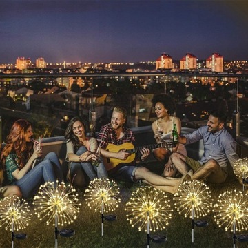 4X СОЛНЕЧНАЯ ЛАМПА ДЛЯ УКРАШЕНИЯ САДА DANDULARS 150 LED