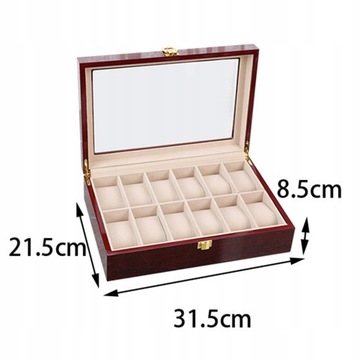 ЭЛЕГАНТНЫЙ КОРОБКА-ОРГАНИЗАТОР ДЛЯ ЧАСОВ 12