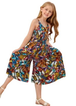 SHEIN KOMBINEZON WIELOKOLOROWY DZIEWCZĘCY 150 ŁFA