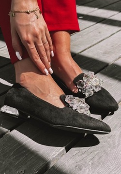 Mokasyny Diamond czarne 39