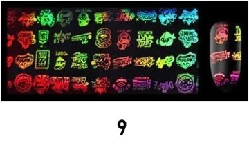 ГОЛОГРАФИЧЕСКИЕ НАКЛЕЙКИ ДЛЯ НОГТЕЙ В РУЛОНЕ