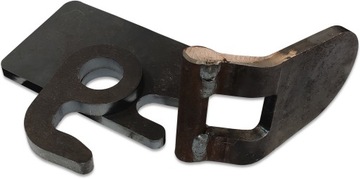 WZMOCNIONY ZAWIAS BURTY DOLNE OTWIERANIE PRĘT 25MM