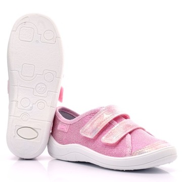 KAPCIE DZIECIĘCE BUTY DO PRZEDSZKOLA BEFADO TRAMPKI 772X006 28
