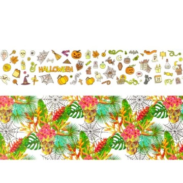 10 НАБОР ТРАНСФЕРНОЙ ФОЛЬГИ «Призраки Хэллоуина» БУ!