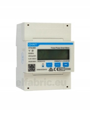 Chint DTSU666 Modbus MID 3F двунаправленный счетчик