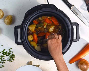 ЭЛЕКТРИЧЕСКАЯ КУХОННАЯ МУЛЬТИПОВАРКА 10 ПРОГРАММ 5Л 1090ВТ ЖК-ДИСПЛЕЙ