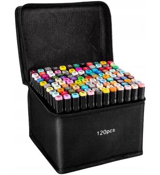 MARKERY ALKOHOLOWE TOUCH ZESTAW 120 SZTUK + TORBA