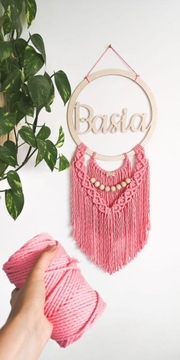 Кольцо-обруч с именем «Ловец снов» 20см имя