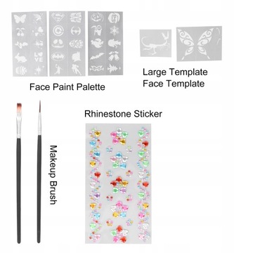 Набор для рисования лица из 12 цветов