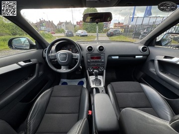 Audi A3 8P Hatchback 3d 2.0 TFSI 200KM 2009 Audi A3 Sportback 2.0T (200 ps ) S- line Automat Szwajcaria Serwisowany, zdjęcie 34