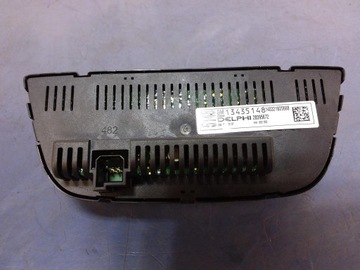 ASTRA J FACELIFT PANEL KLIMATIZACE VENTILACE 13435148
