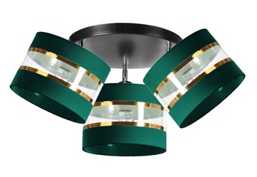 Lampa Wisząca Żyrandol Plafon Sufitowy Abażury LED Edison E27