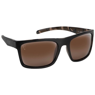 Okulary Wędkarskie Polaryzacyjne Fox Avius Black Camo Brown Lense