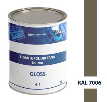 BEMAL FARBA OKRĘTOWA - LAKIER POLIURETANOWY - 1L - RAL 7006