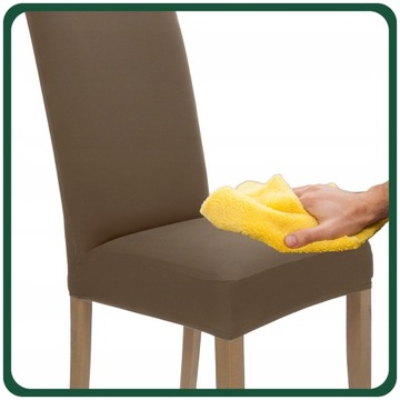 КАКАО-КОРИЧНЕВЫЙ ЧЕХЛ НА СТУЛ, ГИБКИЙ, УНИВЕРСАЛЬНЫЙ Чехлы