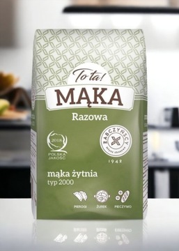 MĄKA ŻYTNIA RAZOWA TYP 2000 DO ZAKWASU CHLEBA 1kg