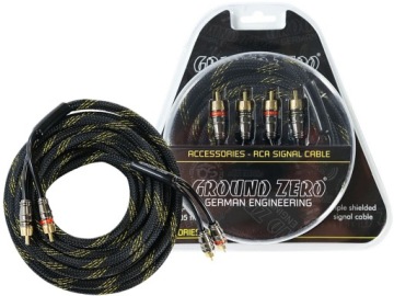 Ground Zero Gzcc 0,5X-TP Hi-end kabel Rca 0.5 metru 50 cm Premium