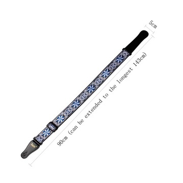 IRIN GS-02 Регулируемые гитарные ремни с вышивкой