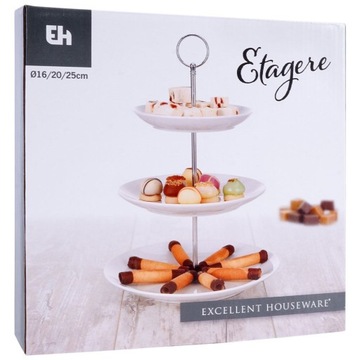 3-х ярусная подставка для торта, противень для торта, тортов, фруктов, закусок, десертов